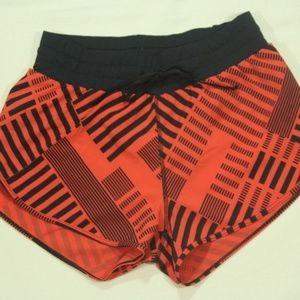 Fabletics Suva Running Short II XS Orange Black
